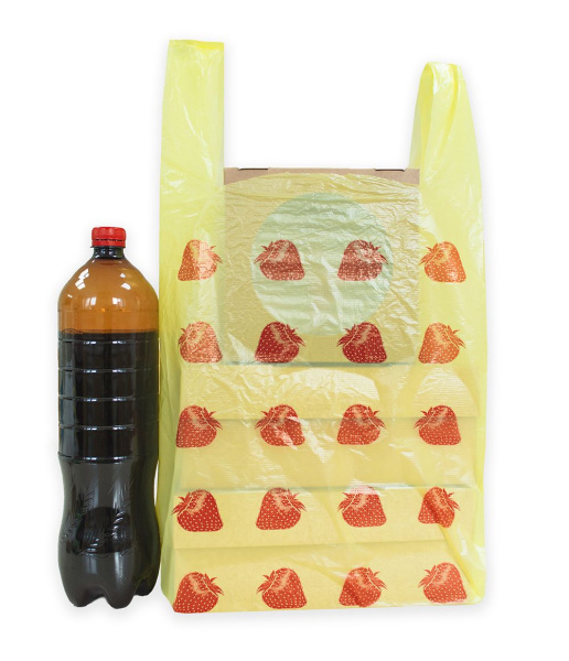 майки 29х57 Клубничка, желтые /100 от производителя в Москве