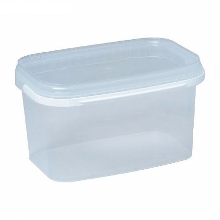 банка 3,3л прозр. ПРЯМОУГОЛЬНАЯ с прозрачной крышкой *
