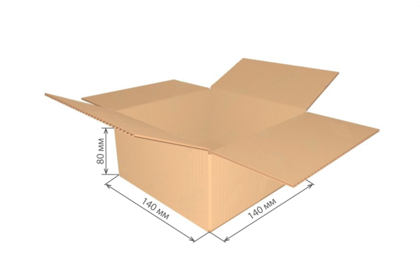 гофроящик 140х140х80 Т23С/20-25 шт *
