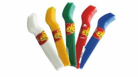 вилка желтая ДК