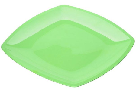тарелка квадратная ПП 180х180 салатовая/3