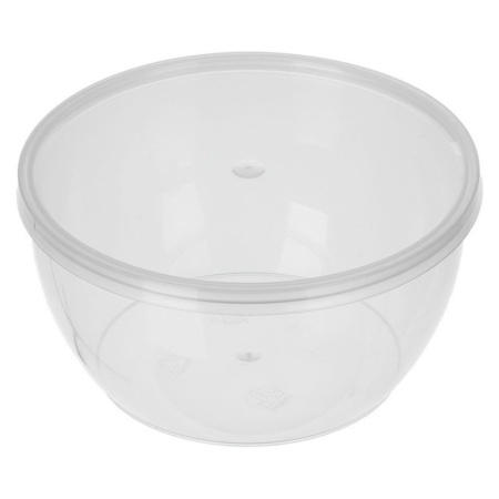 контейнер  360мл "Плошка" с прозрач. крышкой d=111/495