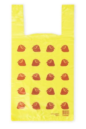 майки 29х57 Клубничка, желтые /100 от производителя в Кирове