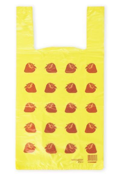 майки 29х57 Клубничка, желтые /100 от производителя в Москве