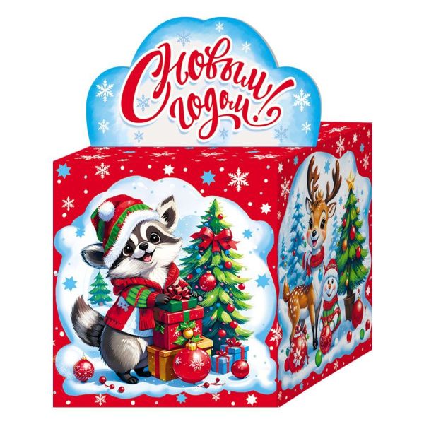 коробка 0,4 кг Зверята (хром-эрзац)