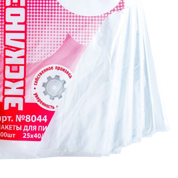 пакеты 25х40 15мкм - "Эксклюзив" от производителя в Москве