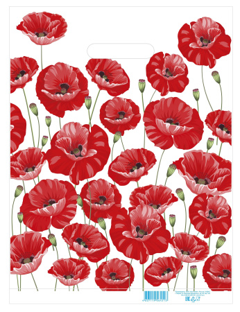 пакеты выр.30х40 Маки 70мкм 2А