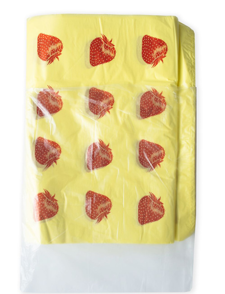 майки 29х57 Клубничка, желтые /100 от производителя в Москве