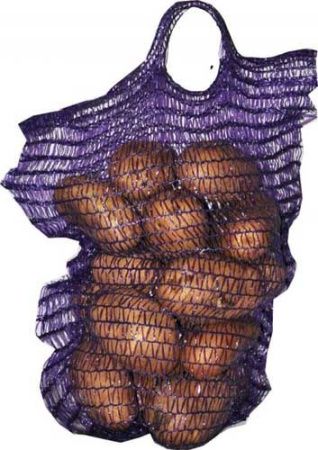 мешки сетчатые 30х47 с ручками фиолетовые