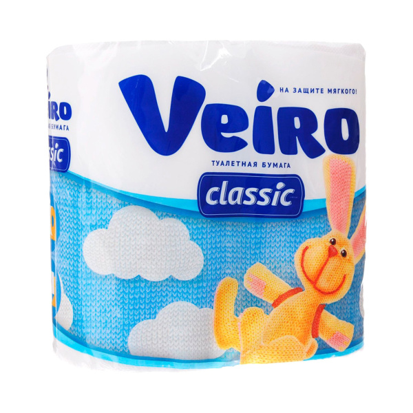 бумага туалетная Виеро 2хсл. /4 Classic