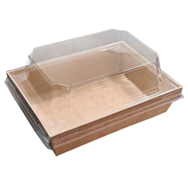 контейнер бум. 400 мл AntBox с купольной крышкой/120х85х68