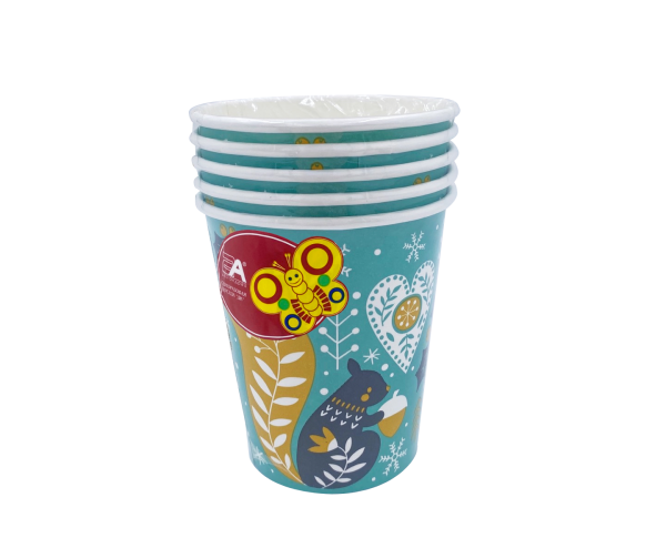 стакан бум. 200мл НГ Снежное рождество ДК