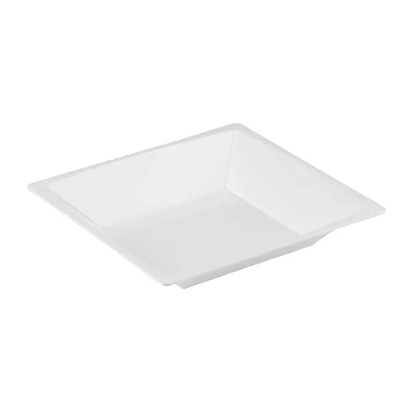 тарелка квадратная ПС глубокая 172 мм прозрачная/6